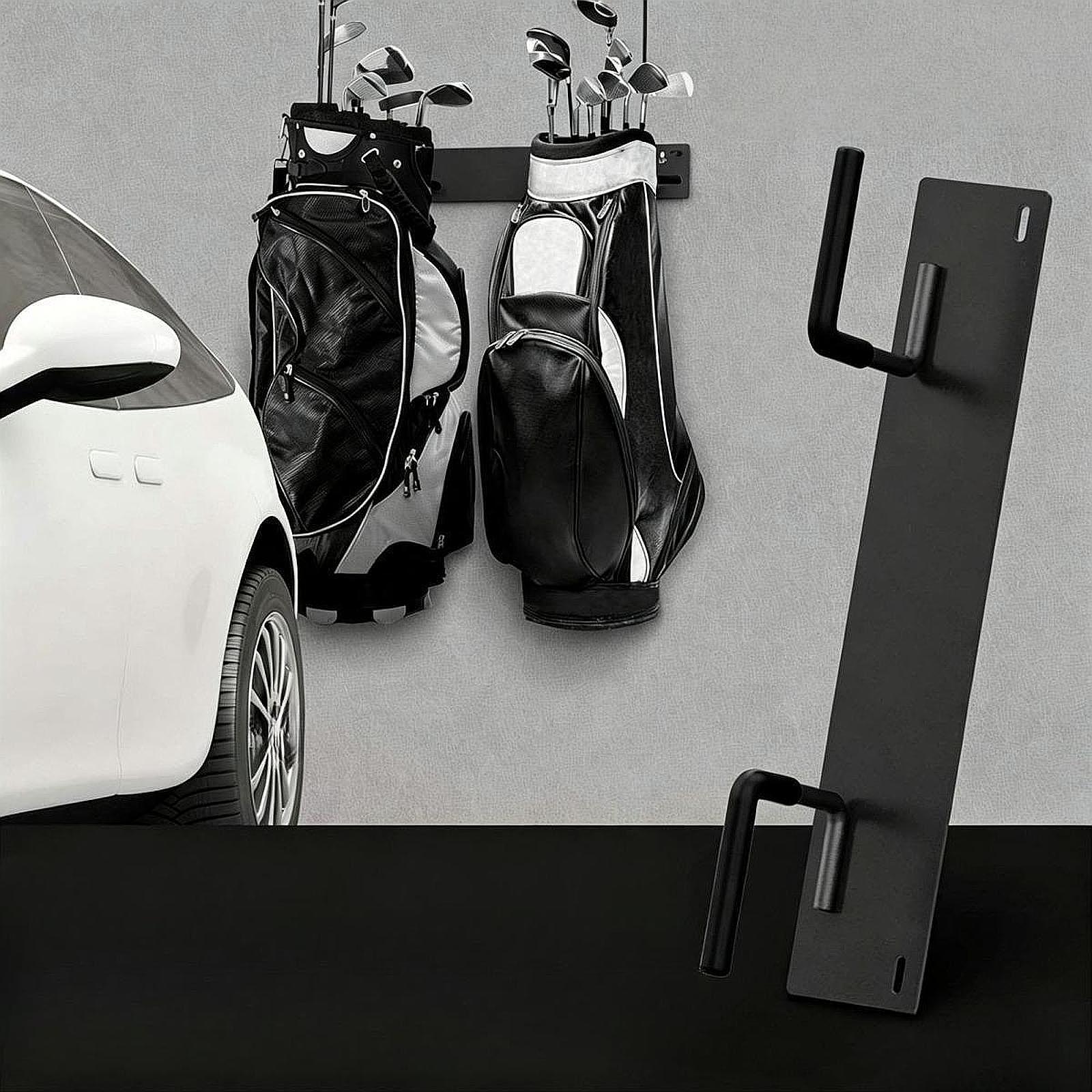 Golf Equipment Garage Organizer - Golf Çantası Askısı Düzenleyici Duvara Monte