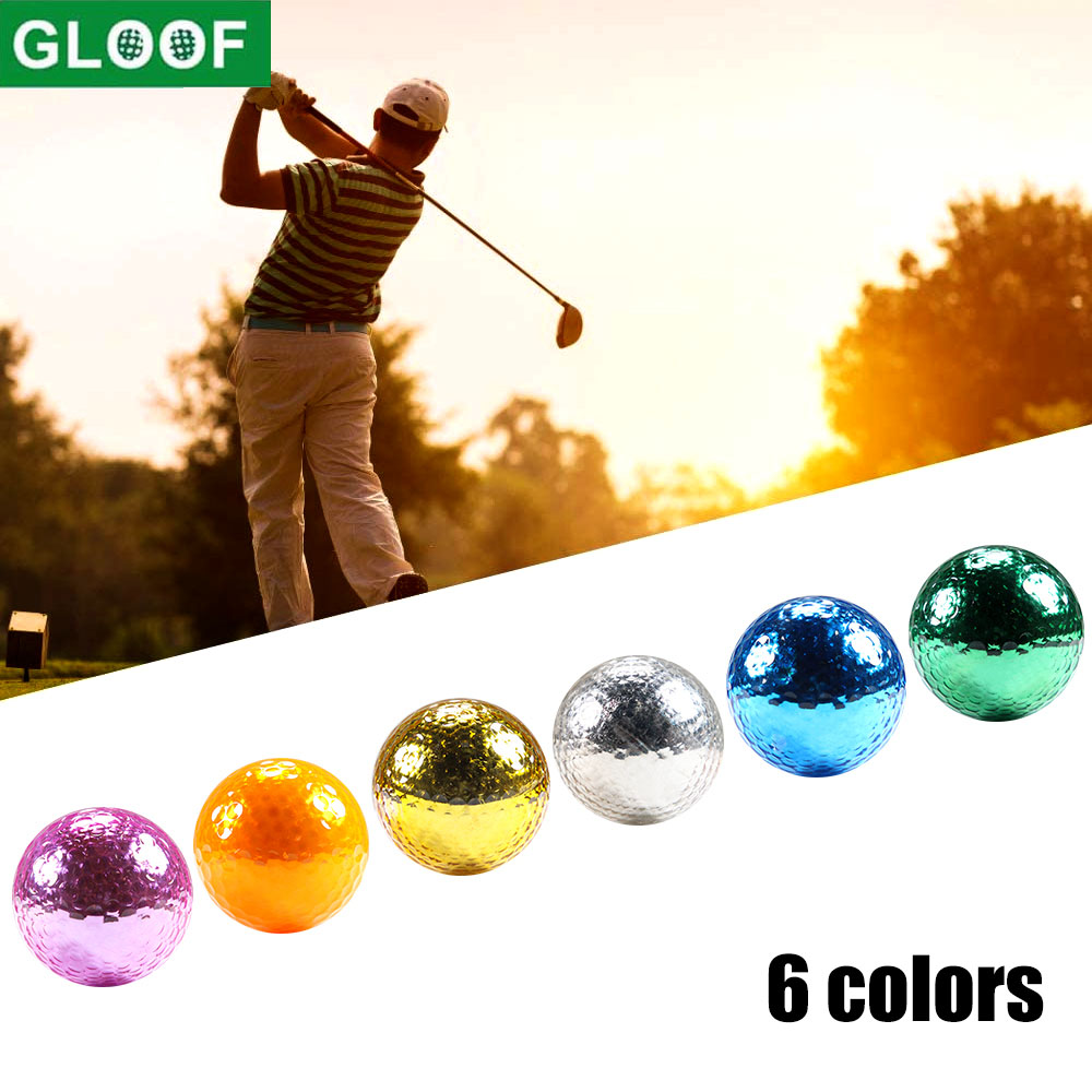 Golf Ball Premium - 1 adet Dia 42.7mm metalik kaplama