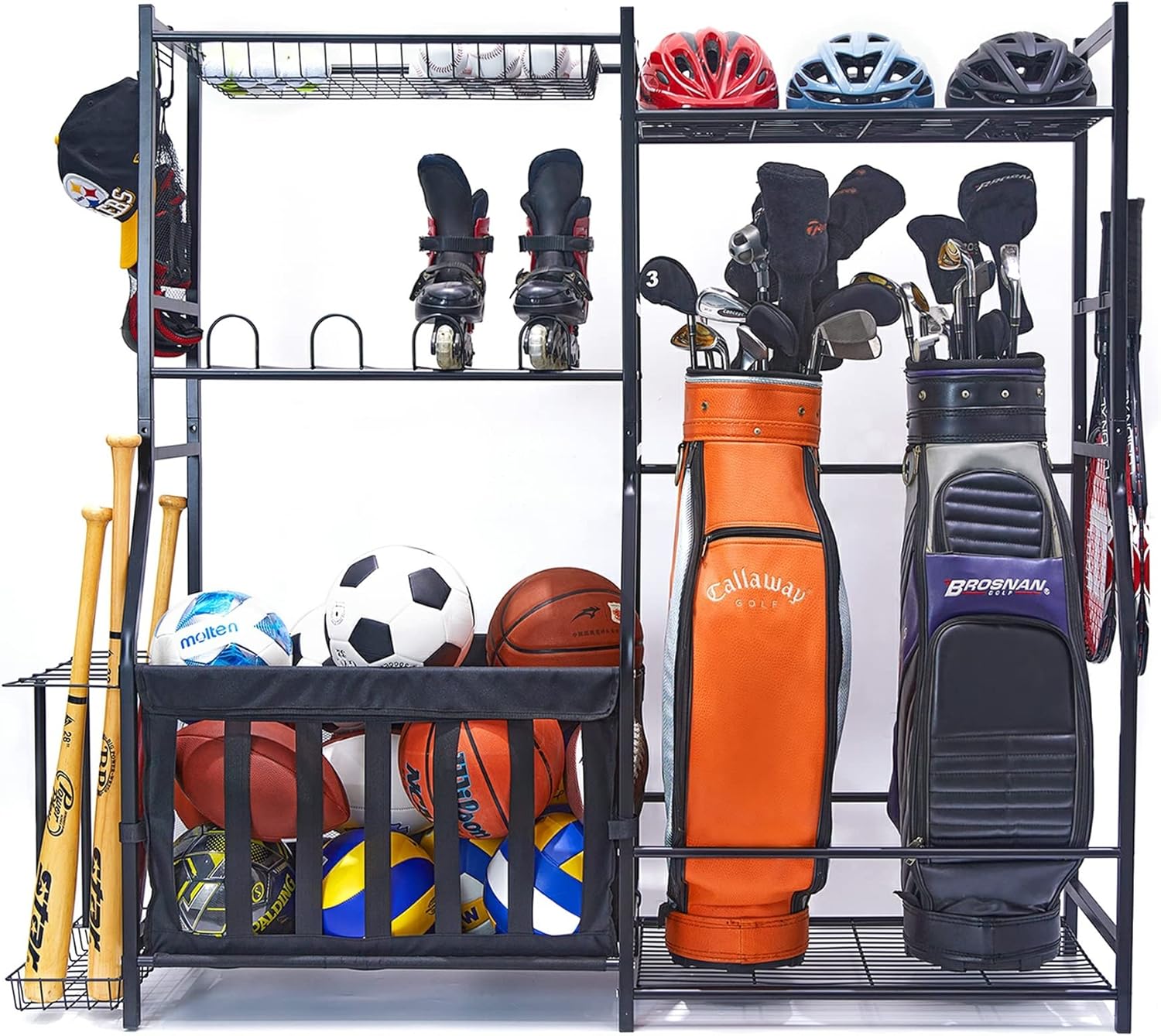 Golf Equipment Garage Organizer - Garaj Spor Ekipmanları Depolama Rafı Golf