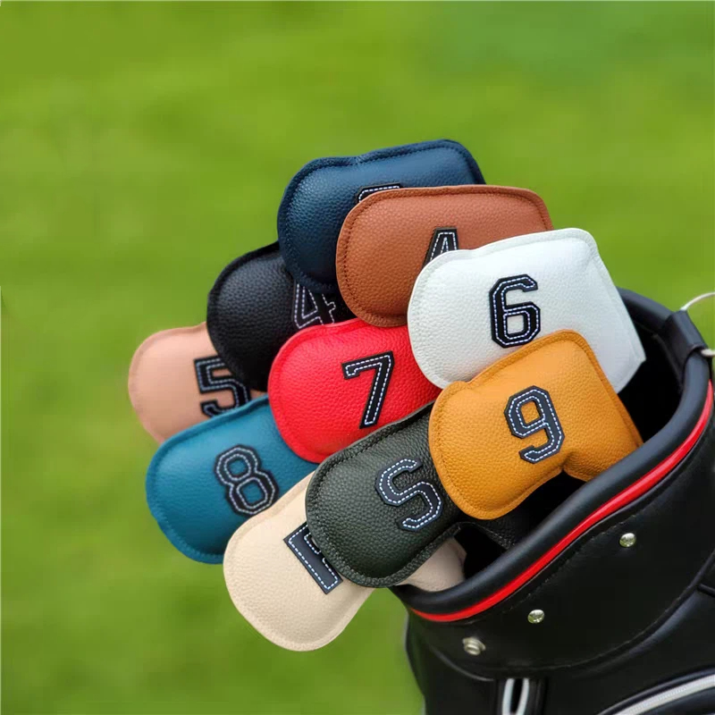 X Golf Equipment - 10 adet Golf Demir Başlık Kılıfı