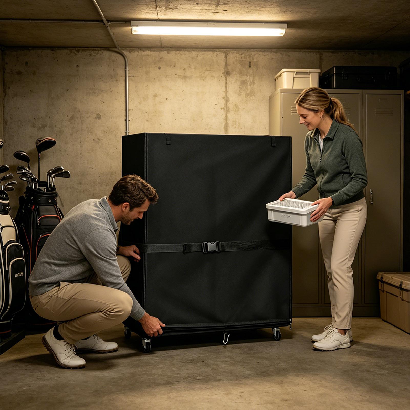 Golf Standı Çantası Yağmur Kap - Golf Equipment Garage Organizer incelemesi ve fiyatı