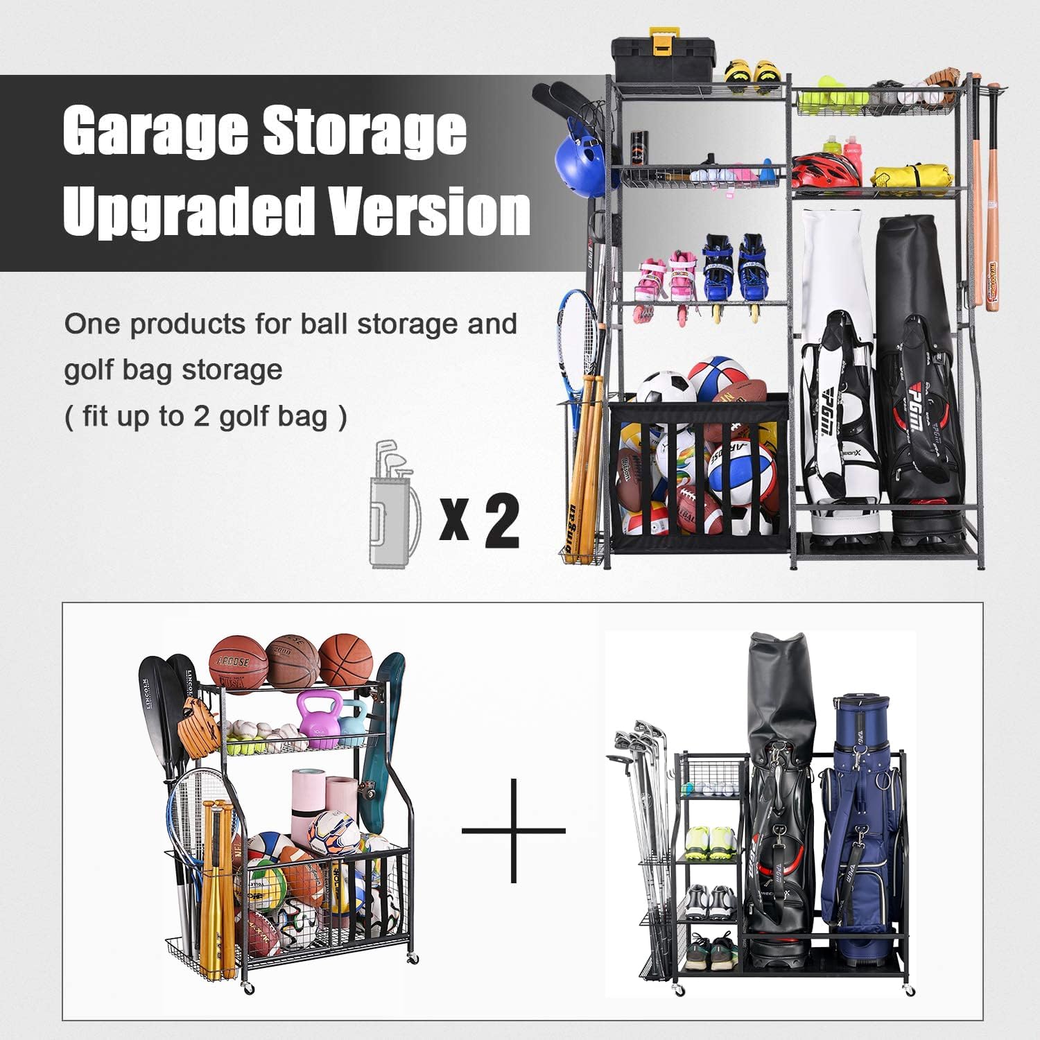 Garaj Spor Ekipmanları Saklama - Golf Equipment Garage Organizer incelemesi ve fiyatı