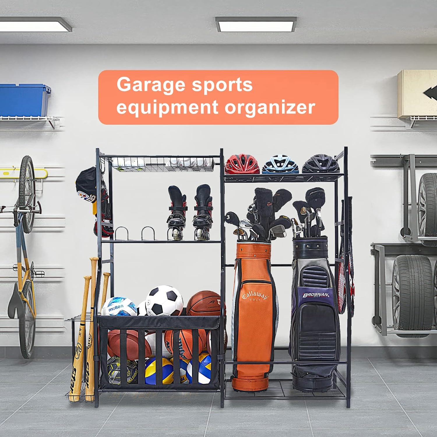 Garaj Spor Ekipmanları Depolam - Golf Equipment Garage Organizer incelemesi ve fiyatı