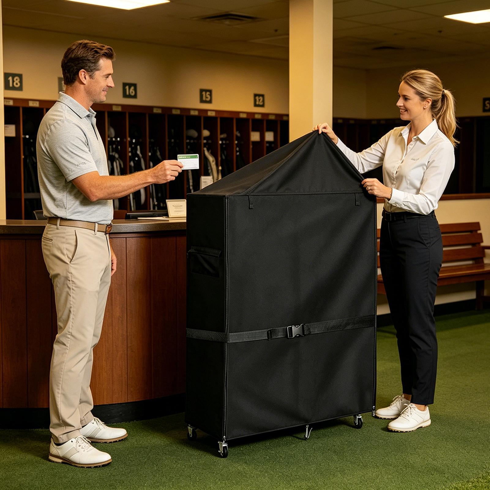 Golf depolama rafı için tozluk - Golf Equipment Garage Organizer incelemesi ve fiyatı