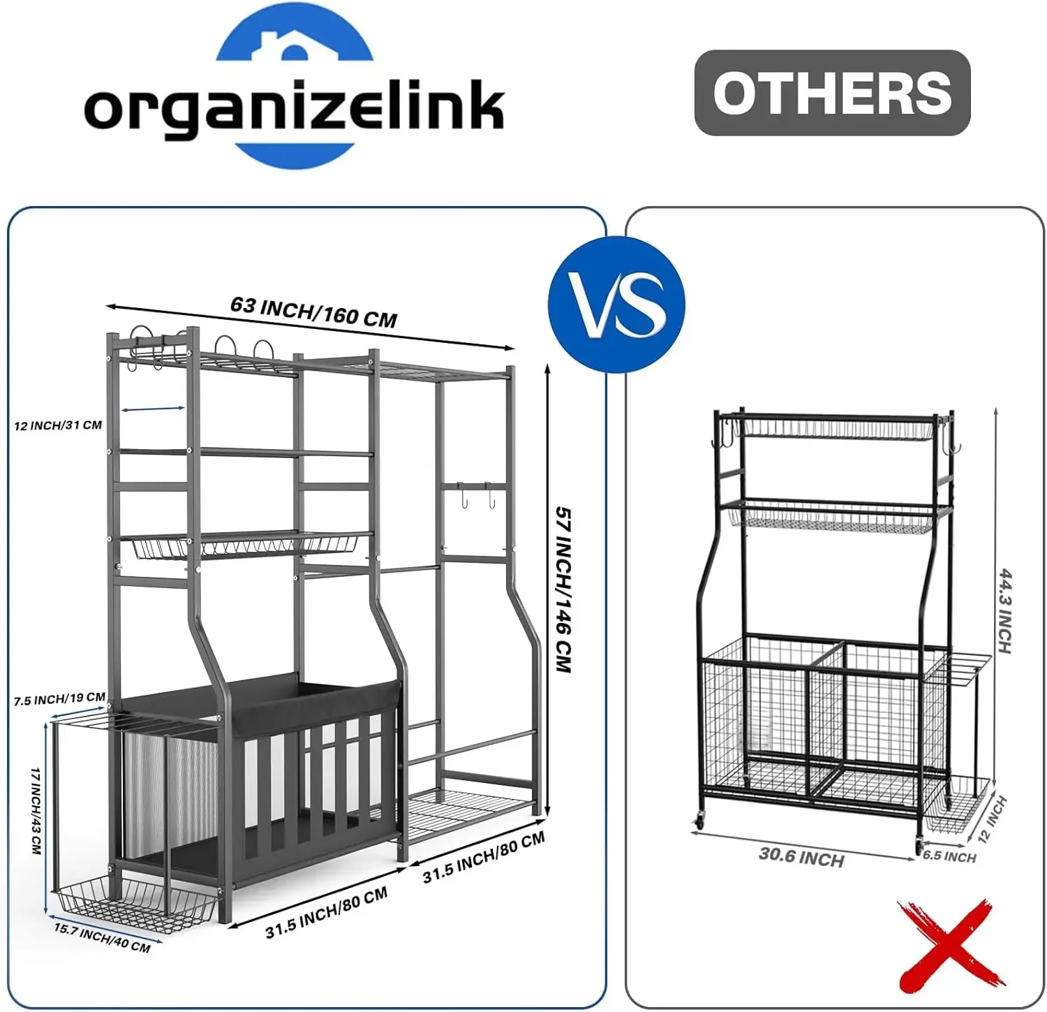 Ağır Hizmet Tipi Garaj Spor Ek - Golf Equipment Garage Organizer incelemesi ve fiyatı